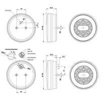 LED achterlicht zonder kentekenlicht | 12-36v | 5-PIN | V10C3-800B5