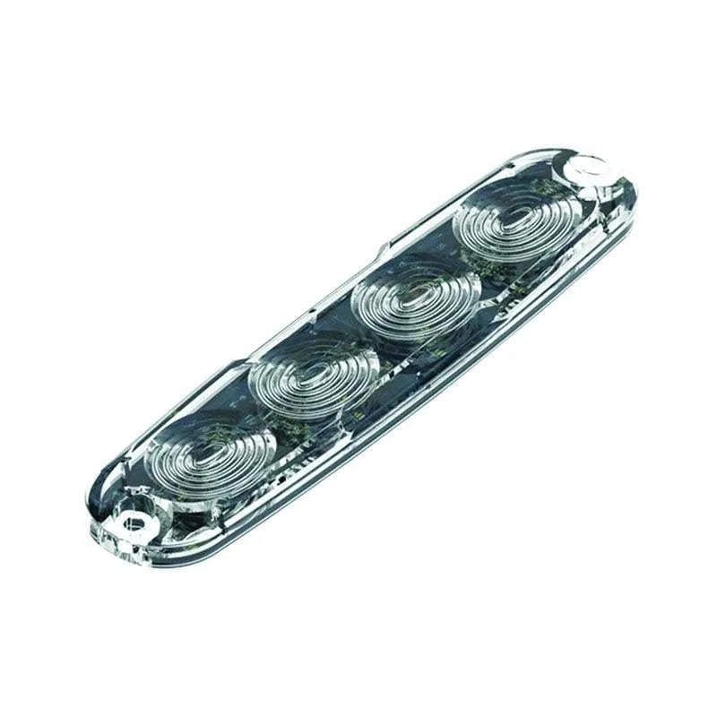 R10 Slimline LED flitser 4 LED's wit 10 - 30V | LPR104DVW