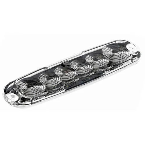 Slimline LED flitser | R65 | 6 LED's | amber | 10-30v | LPR656DVA