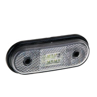 LED markeringslicht wit | 12-24v | 50cm. kabel | MV-1400W