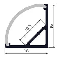 Aluminium profiel | LED strip op rol | BAC-ALU1