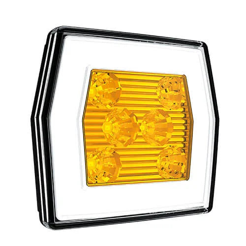 LED Dagrijverlichting met knipperlicht functie | 12-24v | V10C2-780