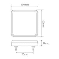 remlicht, achterlicht-richtingaanwijzer-reflector | 12v | twin pack | 101BAR2