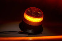 R65 LED zwaailamp, single flash, 1-bouts, 12-24V 1,5m kabel | S10ZL531