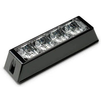 LED flitser 4 LED's | Wit | 10-30v | LED4DVW