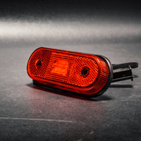 LED markeringslicht rood | 12-24v | 50cm. kabel | MV-1400R
