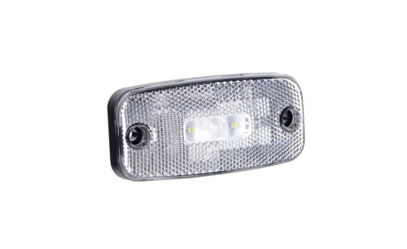 LED markeringslicht wit | 12-24v | 50cm. kabel | MV-1750W