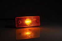 LED markeringslicht amber | 12-24v | 50cm. kabel met 1,5mm². connector | MV-5620A