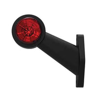 Links | LED breedtelamp | schuine steel | 12-36v | 1,5mm². connector | M10BV-321RW