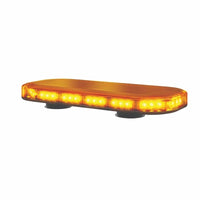 Compacte R65 Amber lens minibar 12-24V magneet montage | MLB380R65AAM-MM