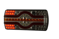 LED neon achterlicht met kentekenlicht | 12-24v | 2,0m kabel | VC-3600
