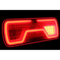 Rechts | LED neon achterlicht | dynamisch knipperlicht | 12-24v | 200cm. kabel | VC-2002