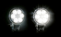 LED werklamp rond 2500lm, 22W, 12-24v, magneetvoet 7,8m