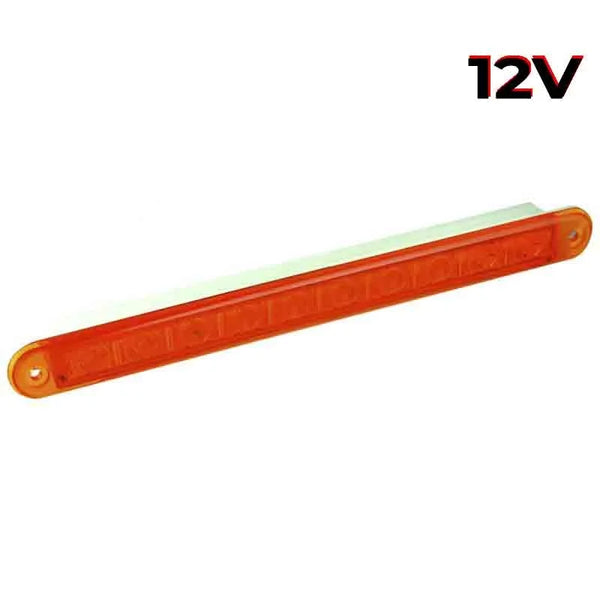 LED knipperlicht slimline amber lens | 12v | 40cm. kabel | 235A12