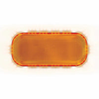 Compacte R65 Amber lens minibar 12-24V magneet montage | MLB380R65AAM-MM