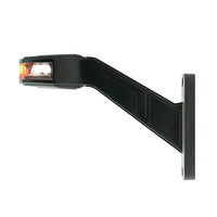 Rechts | LED breedtelamp | 12-24v | 30cm. kabel | rood-wit-amber | 1007RE