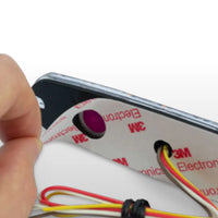 LED achterlicht ultra compact | 12-24v | 25cm. kabel | 12ARM