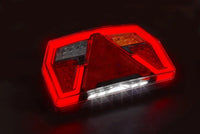 LED neon achterlicht rechts + kenteken 12-24v - 100cm kabel