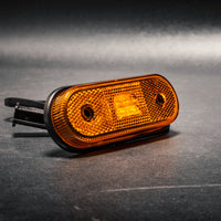 LED markeringslicht amber | 12-24v | 0,75mm². connector | MV-1410A