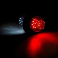 LED dark pendellamp, korte steel, 12-24v, 50cm kabel