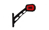 LED breedtelamp rechts rood-wit 12-24v 50cm kabel | MB-2762RWA