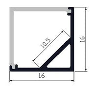 Aluminium frame set 6 | BAC-ALU6-SET
