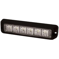 LED flitser 6-LED amber | wit Split colour | 12-24v | ED3706AC