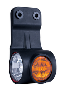 LED breedtelamp links rood-wit-amber 12-24v 60cm kabel