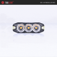 LED compact achterlicht, remlicht | 12-24v | (rode lens) | 11RM