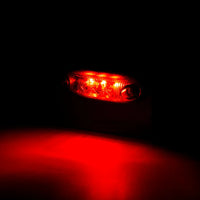 LED dark markeringslicht rood 12-24v 50cm kabel