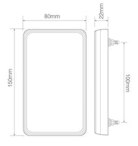 remlicht, achterlicht-richtingaanw-reflector | 12v | twin pack | 151BAR2