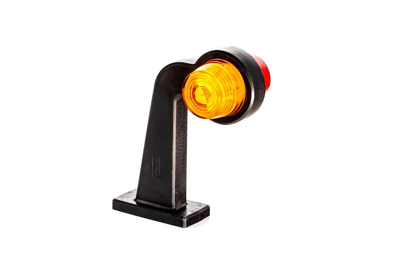 LED breedtelamp links rood-amber 12-24v 30cm kabel