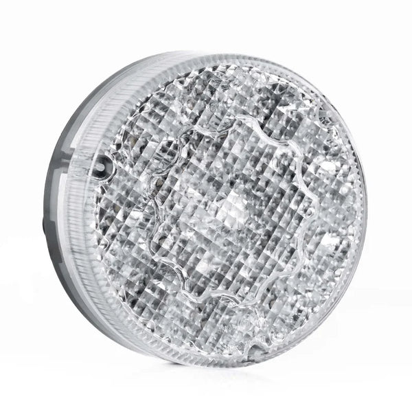 LED mistlicht rond, transparante lens 12-24v 50cm kabel | VC-5420