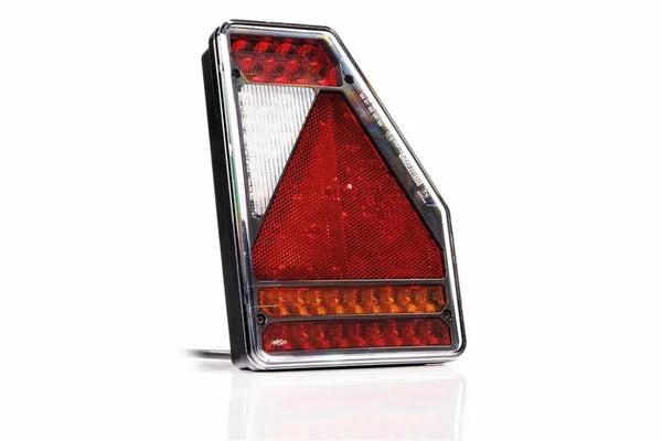 Rechts | LED achterlicht driehoek | 12v | 5-functie | 5-PIN | VC-3302B5
