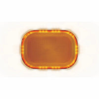 Compacte R65 Amber lens minibar 12-24V vaste montage | MLB246R65AAM
