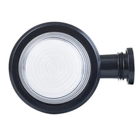 LED Zweedse breedtelamp | korte steel | matte lens | 12-24v | MB-1020RW
