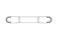 LED flitsbalk amber | 13 serie | ECE-R65 amber | 1250mm | 12 LED's | 13-00021-E