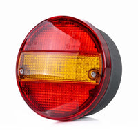 LED ADR achterlicht, rood-gele lens, D-homologatie, 12-24v | VC-5500