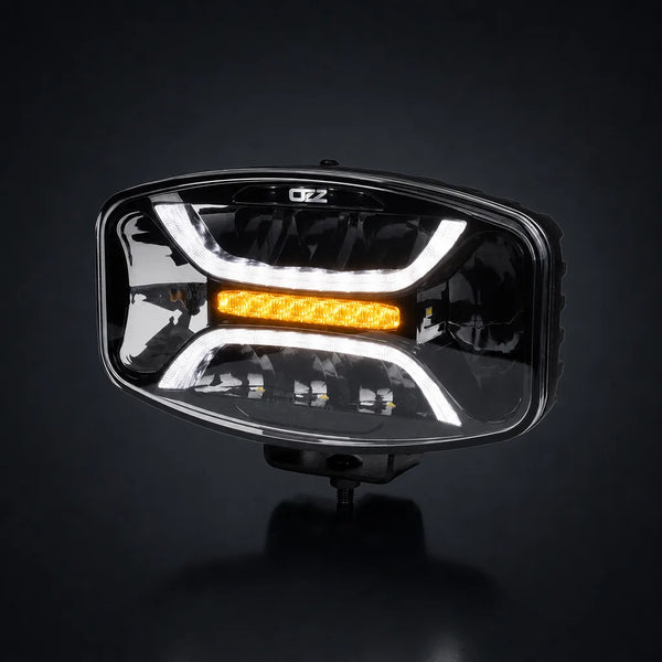 OZZ XO 1 LED verstraler | Zwart-Ovaal | 8160 lumen | 88105