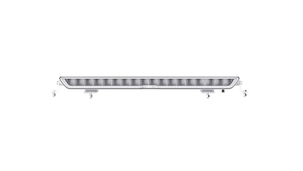 OZZ XB1 P27 wit LED bar
