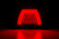 LED toplamp neon rood incl. knipperlicht 12-24v, 50cm kabel