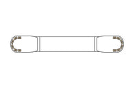 LED flitsbalk amber | 13 serie | ECE-R65 amber | 1500mm | 12 LED's | 13-00023-E