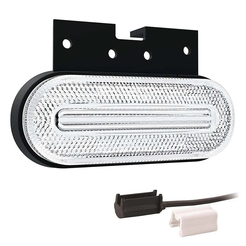 LED markeringslicht wit | 12-24v | 1,5mm². connector | M10MV-770W