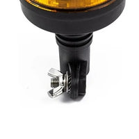 LED Zwaailamp | amber met amber lens | R65 | 12-24v | DIN-voet | S07ZL602AA