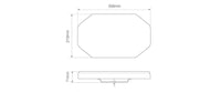 LED zwaailampbalk | R65 | 356mm | 12-24v | EQPLB356R65AM