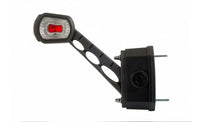 LED breedtelamp links met alarm rood-wit-amber 12-24v | MBA-2761RWA