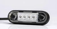 LED markeringslicht wit | 12-24v | 15cm. kabel | MV-2400W.1