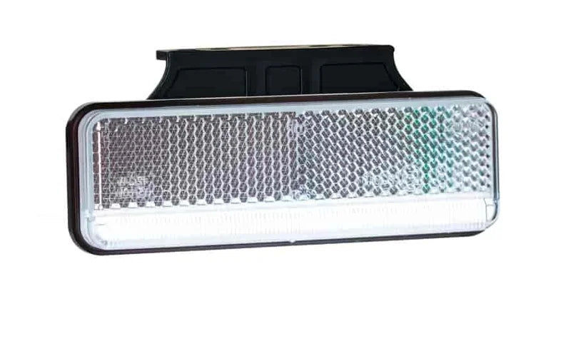 LED markeringslicht neon wit met beugel | 12-24v | 50cm. kabel | MV-3250W