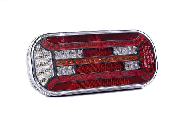 Rechts | LED achterlicht met driehoek reflector | 12-24v | VC-3102