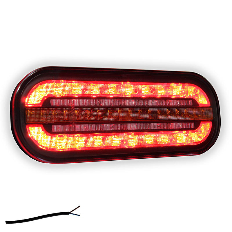 LED compact achterlicht met dynamisch knipperlicht | 12-24v | VC-320